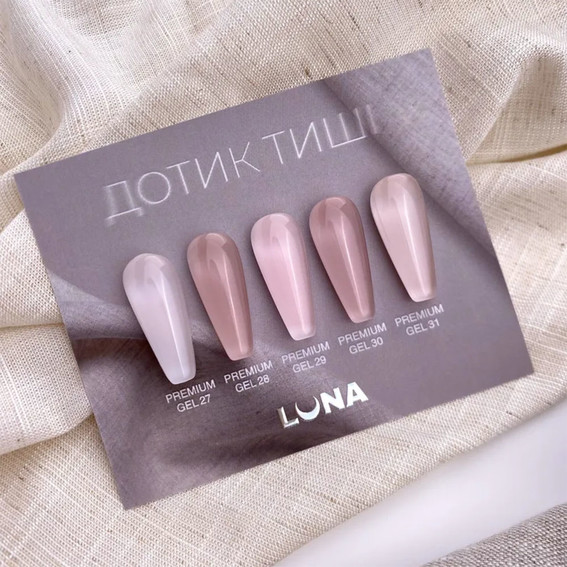 Nagelverlengingsgel LUNA Premium №30 doorschijnend donkerbeige 15 ml (323-4947-1347) - Фото №3