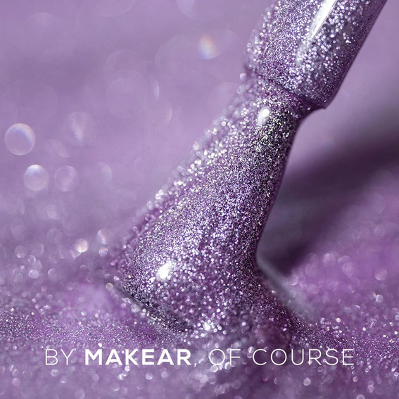 Makear MCL02 Katzenaugen-Gel-Nagellack, violett, reflektierend, 8 ml - Фото №2