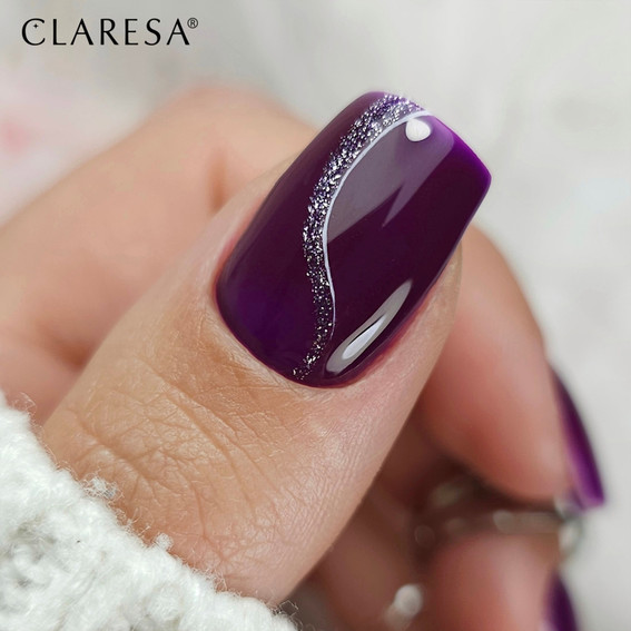 Claresa MAKE A WISH 4 Gel-Nagellack, dunkle Pflaume, 5 g - Фото №2