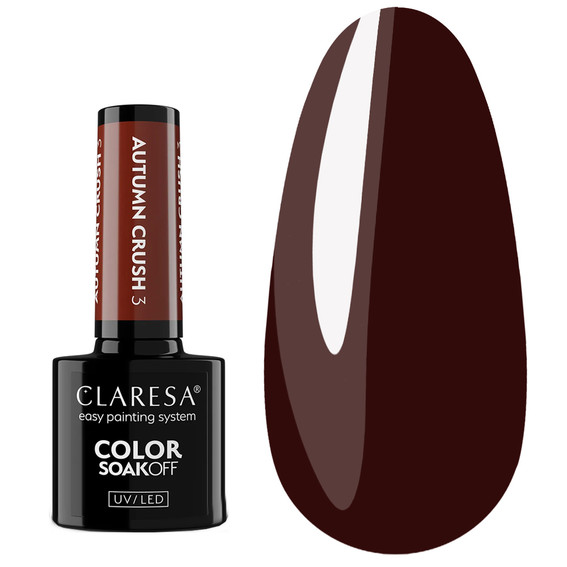 Gellak Claresa AUTUMN CRUSH 3 bruin 5 g - Фото №1