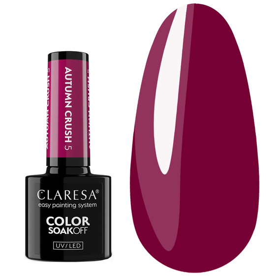 Claresa Autumn Crush 5 Himbeer-Fuchsia-Gel-Nagellack, 5 g - Фото №1