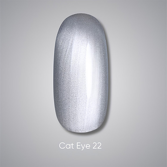 Gellak DARK Cat Eye 22 zilver 10 ml - Фото №3