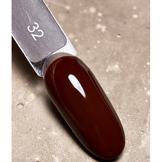 DARK New Collection 032 Dunkelbrauner Gellack 6 ml - Фото №4