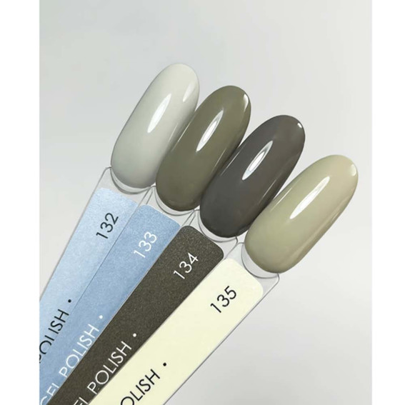 Gellak DARK New collection 134 donkergrijs 10 ml - Фото №3