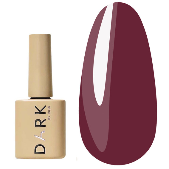 Gellack DARK Neue Kollektion 141 Pflaume 10 ml - Фото №1