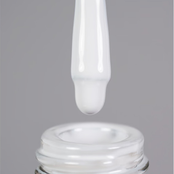 Gel polish DARK New collection 094 white-gray 10 ml - Фото №2
