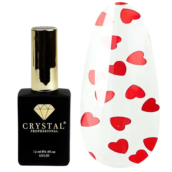 Nageltop Crystal Top Love Red 12 ml - Фото №1