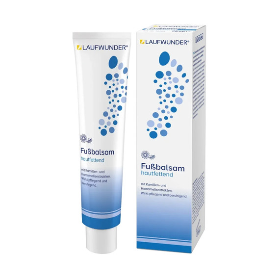Softening foot balm LAUFWUNDER with chamomile and witch hazel extracts 75 ml - Фото №2