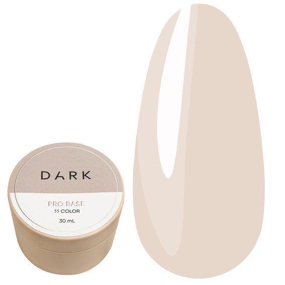 DARK PRO base 55 doorschijnend beige-roze 30 ml - Фото №1