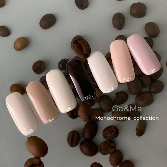 Гель-лак GA&MA Monochrome collection 126 Espresso 10 ml (7700039) - Фото №3