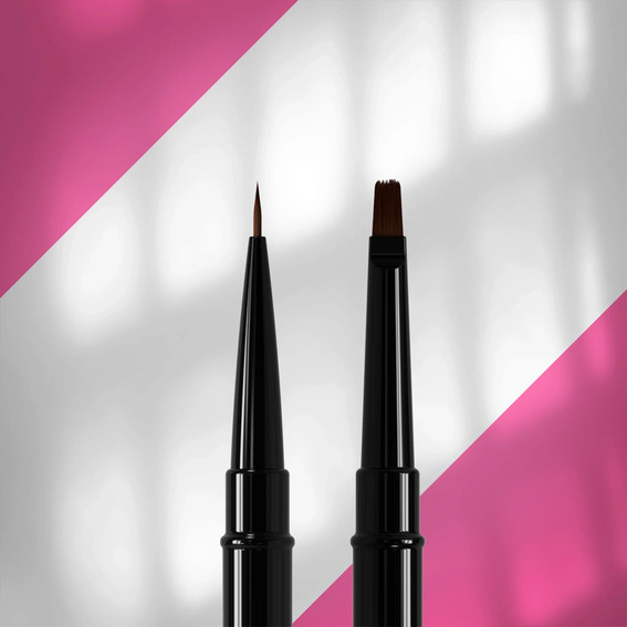 Staleks EXPERT Doppelseitiger Pinsel-Liner 7 mm / Gelpinsel 7 mm (NBE-01/04) - Фото №2