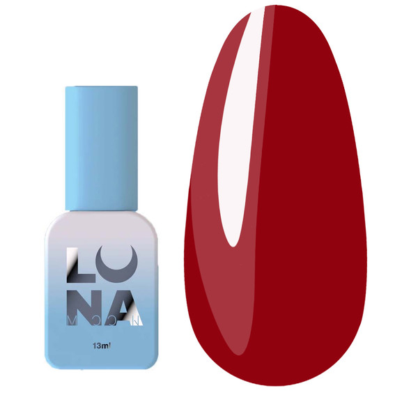 Гель-лак LUNA Color Kiss 260 темно-красный витражный 13 мл (047-4486-1256) - Фото №1