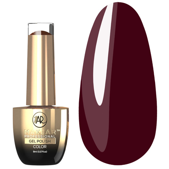 Gellak MAKEAR Red Love 795 wijn 8 ml - Фото №1
