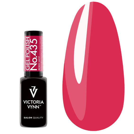VICTORIA Gellack VYNN GEL POLISH 435 Berry Hot 8 ml - Фото №1