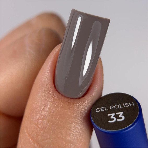 Gellack TOUCH Deep Pigment Gel Polish 33 Kühlgrau 9 ml - Фото №3