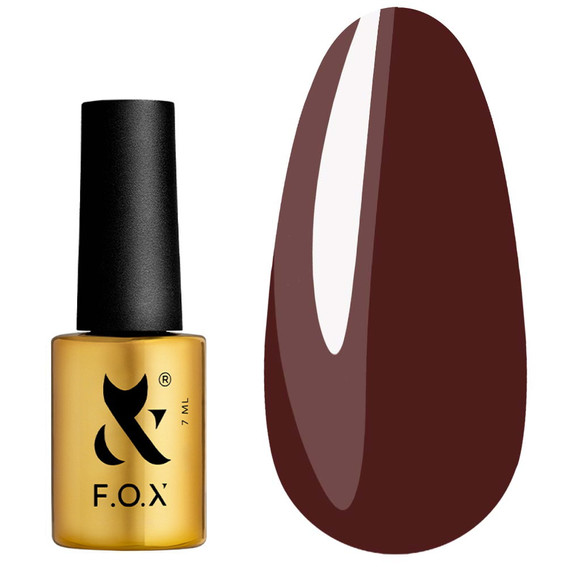 F.O.X Mocha Mousse 109 Warm Brown Gel-Nagellack, 7 ml - Фото №1