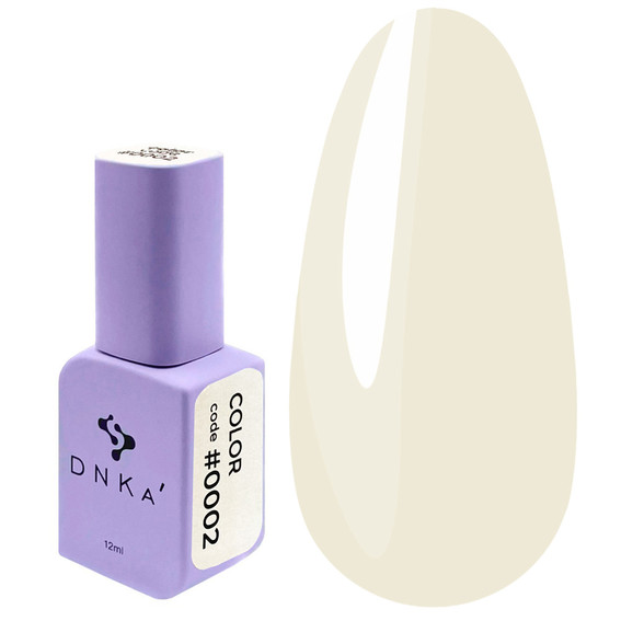 SALE Lakier hybrydowy DNKa 0002 kość słoniowa 12 ml (GPDC0002)