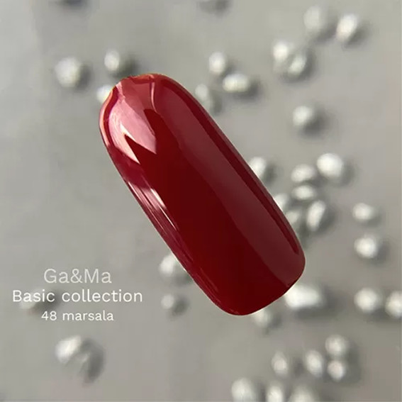 Gellak GA&MA Basic collection 048 marsala 10 ml (7700248) - Фото №2