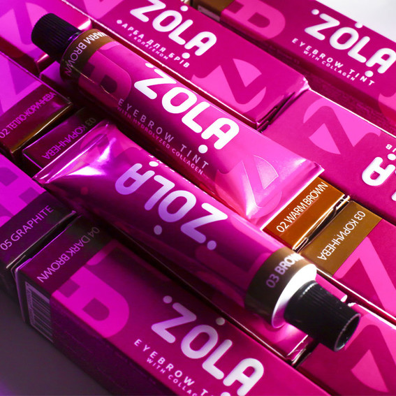 Augenbrauen - und Wimpernfarbe ZÓLA Nr. 03 braun 15 ml - Фото №2