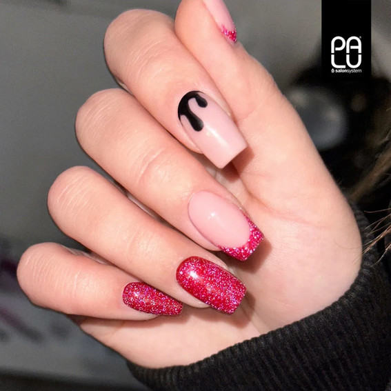Gel polish PALU Los Angeles LA3 red reflective 6 g - Фото №2