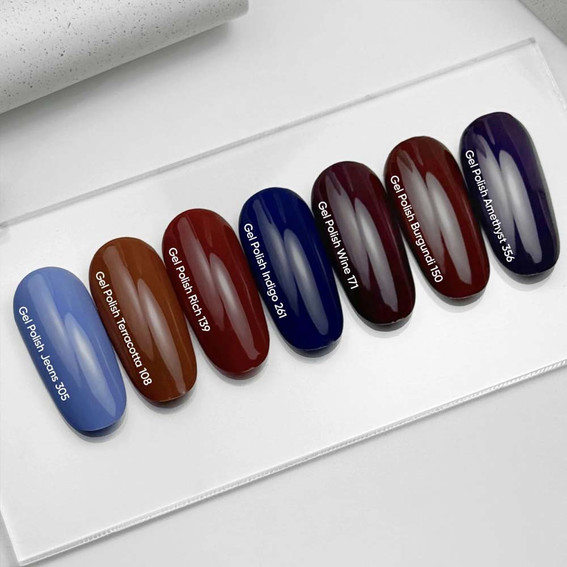 Gel-Nagellack NAILSOFTHEDAY 150 Burgunderrot 10 ml - Фото №5