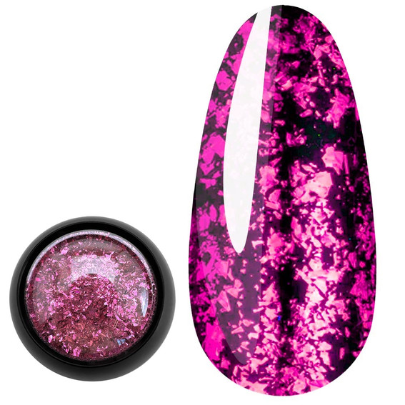 Nagelstof Slowianka Fuchsia Flakes 0,5 g - Фото №1