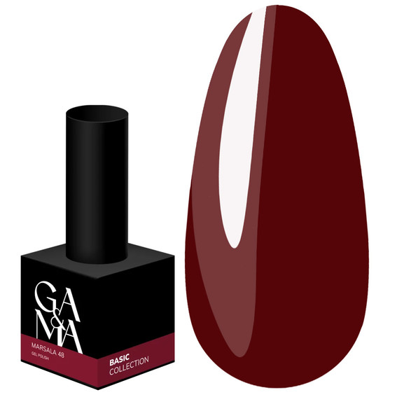 Gellak GA&MA Basic collection 048 marsala 10 ml (7700248) - Фото №1