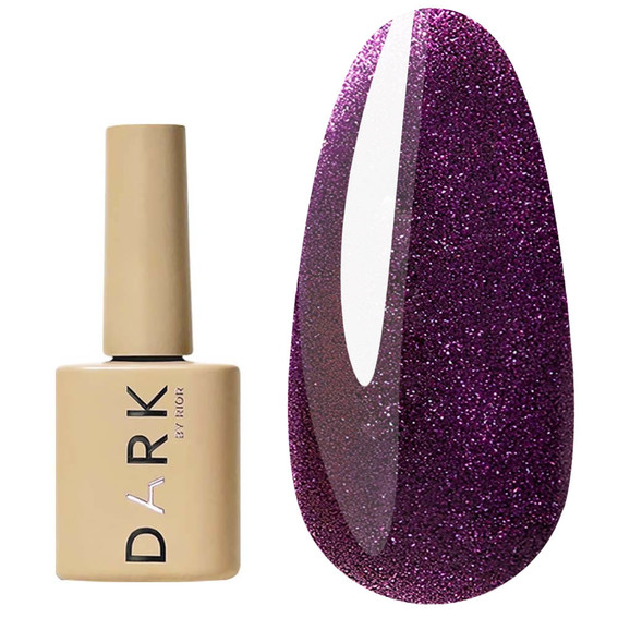 Gel-Nagellack Dark Katzenauge 15 Lila 6 ml - Фото №1