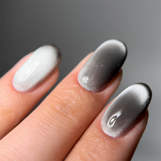 Gellak DARK Cat Eye 28 grafiet 10 ml - Фото №3