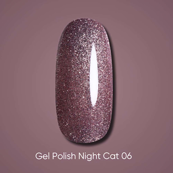 Nagellack DARK Night Cat 07, Altrosa, 6 ml - Фото №2