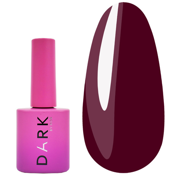 Gel-Nagellack DARK Neue Kollektion 011 Rote Trauben 10 ml - Фото №1