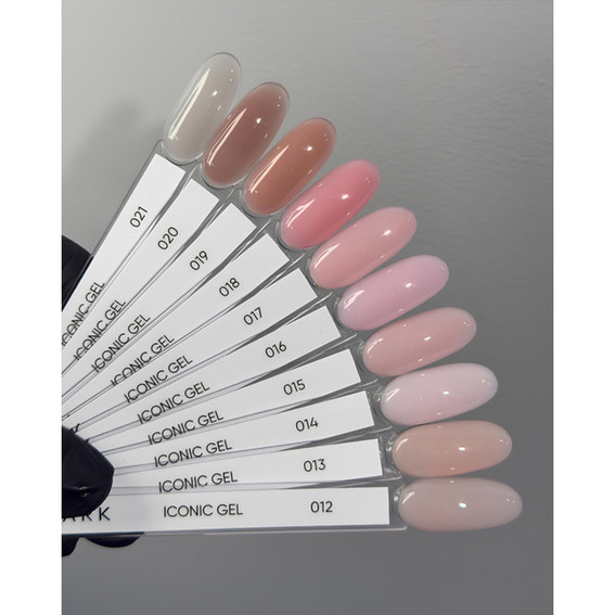 Gel für Nagelverlängerungen DARK Iconic Gel 21 Grau-Braun 30 ml - Фото №4