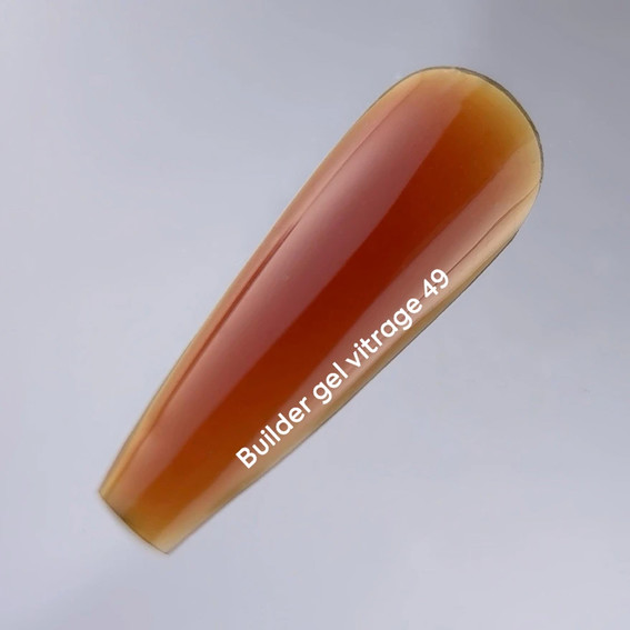 Builder Gel NAILSOFTHEDAY 049 Vitrage Caramel 15 ml - Фото №4