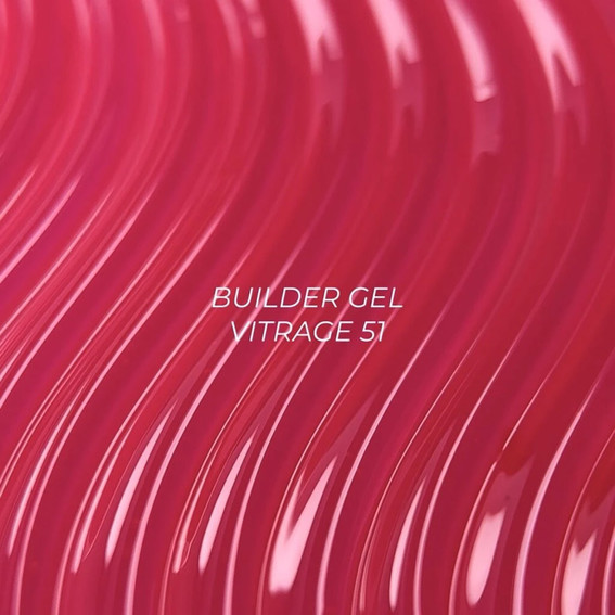 Gel voor extensions NAILSOFTHEDAY Builder gel 051 Vitrage roze 15 ml - Фото №2