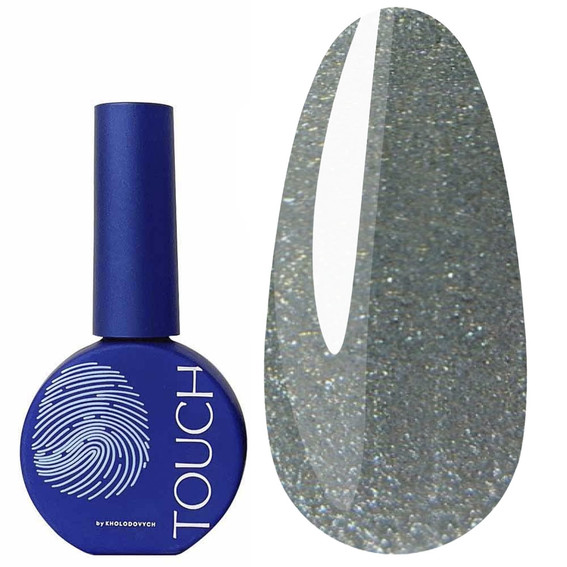Gellak Touch 3D Cat Eyes Gel Polish 07 grijs 9 ml - Фото №1