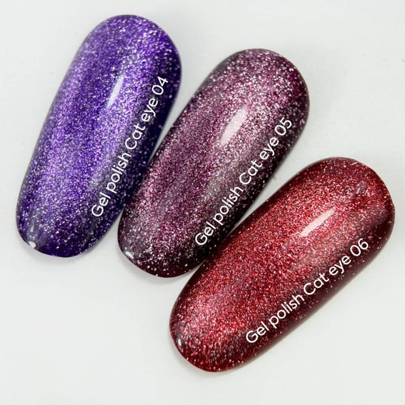 Гель-лак NAILSOFTHEDAY Cat Eye Gel Polish 06 красный 6 мл - Фото №4