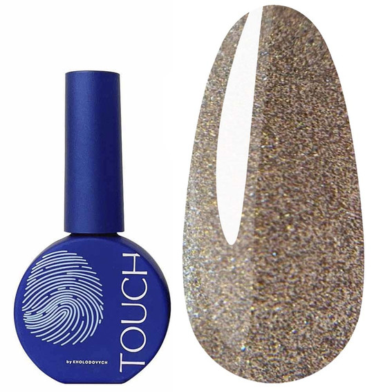 Гель-лак Touch 3D Cat Eyes Gel Polish 12 золото 9 мл - Фото №1