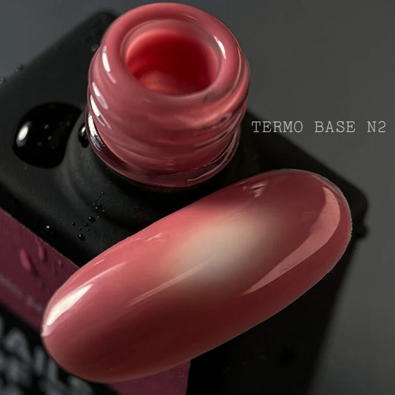 SALE База для ногтей NAILSOFTHEDAY Termo №02 нежно-розовый, молочный 10 мл - Фото №2