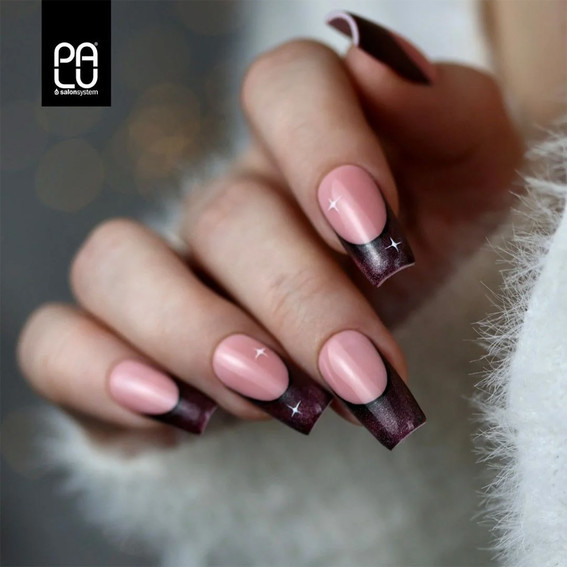 Gel polish PALU BUDAPEST BT2 deep purple cat eye 6 g - Фото №2