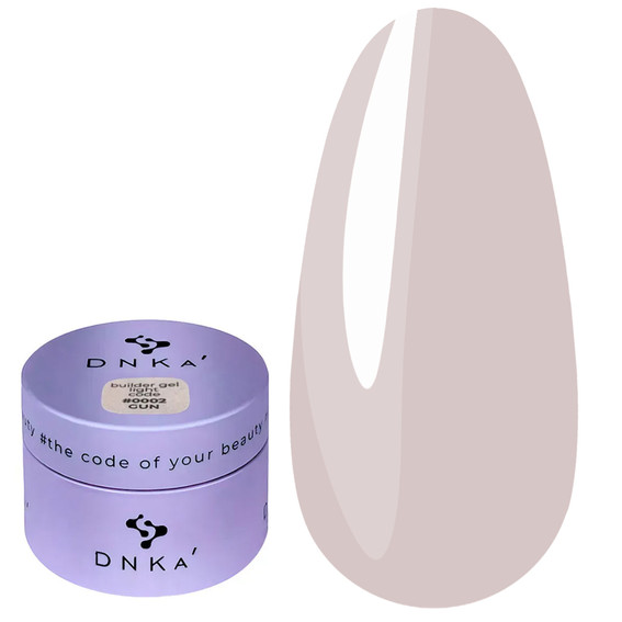 DNKa Builder Gel Light 0002 Gun 30 ml - Фото №1