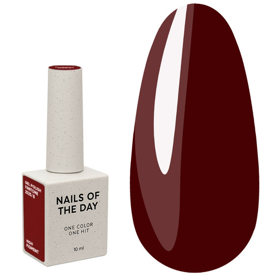 Gellak NAILSOFTHEDAY Let's special Pantone 2025/8 bordeauxrood 10 ml - Фото №1