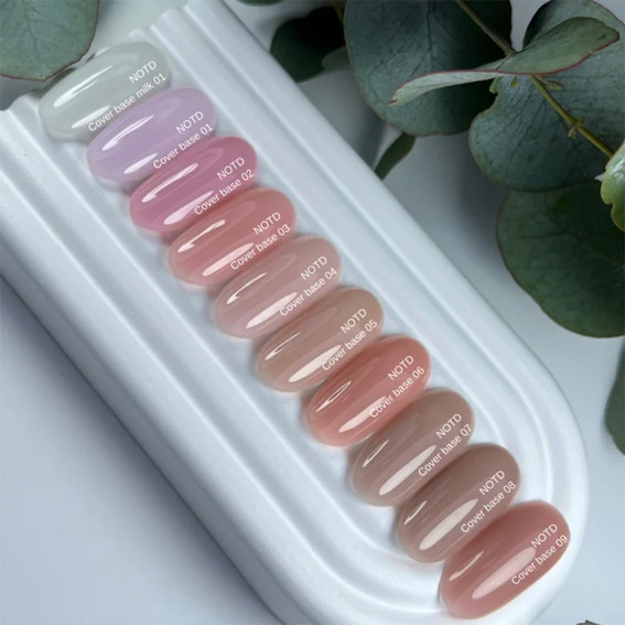 Basis voor nagels NAILSOFTHEDAY Cover NEW Formule 09 naakt 30 ml - Фото №4
