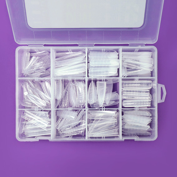 Een universele set topvormen voor nagelverlengingen TUFI profi 288 stuks 12 soorten (0326324) - Фото №2