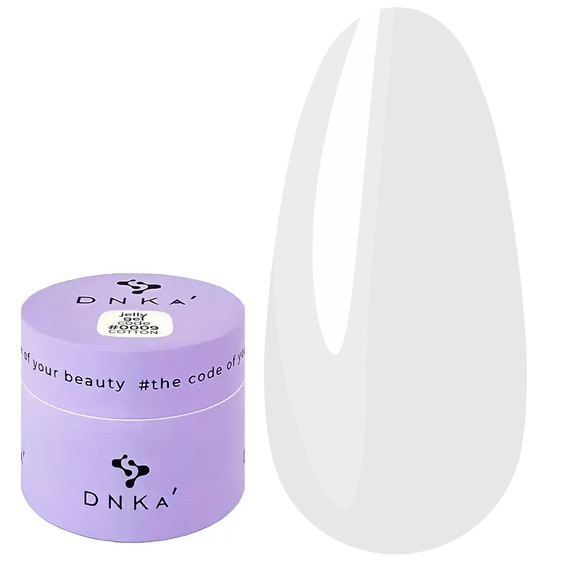 Гель-желе DNKa Jelly Gel #0009 Cotton 15 мл (JGD0009) - Фото №1