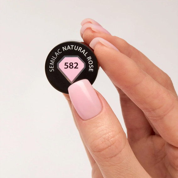 Gel Polish Semilac 582 Natural Rose 7 ml - Фото №2
