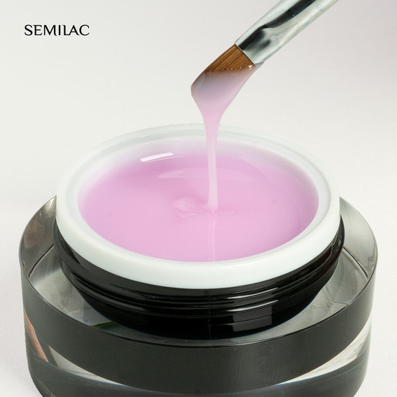 Semilac Builder Gel Cover Super Rose 15 g - Фото №2