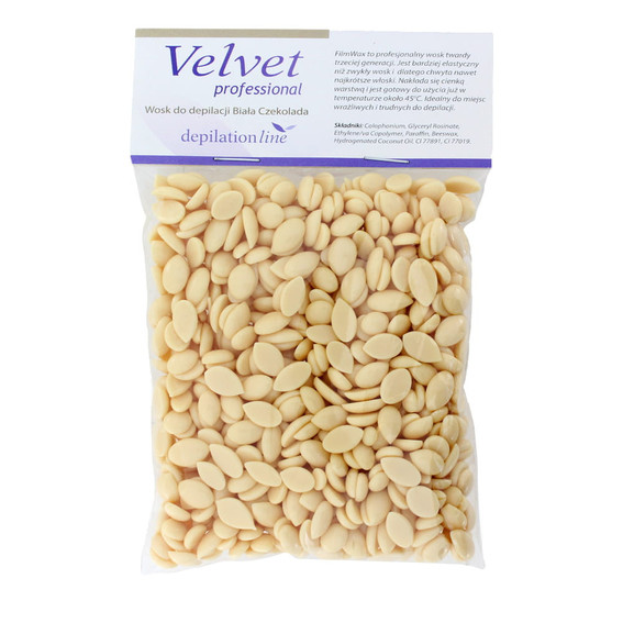 SALE Горячий воск в гранулах Velvet Professional FilmWax белый шоколад 100 г