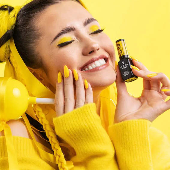 Gel polish VICTORIA VYNN 307 Yellow Yuuga 8 ml - Фото №4