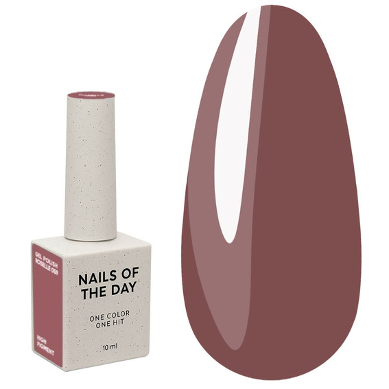Gel-Nagellack NAILSOFTHEDAY Roselle warmbraun-rosa 10 ml - Фото №1