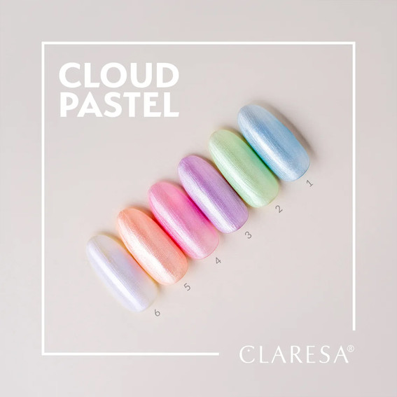 Gel-Nagellack Claresa Cloud Pastel 2 Pearl Mint  5 ml - Фото №6